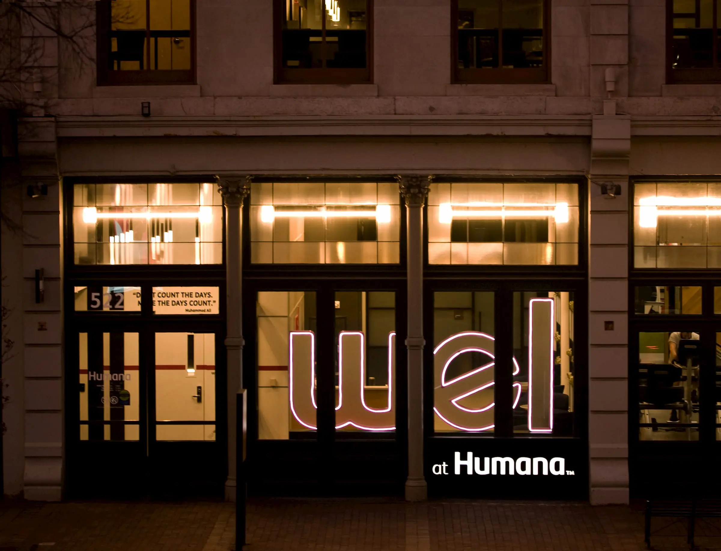 a glass storefront