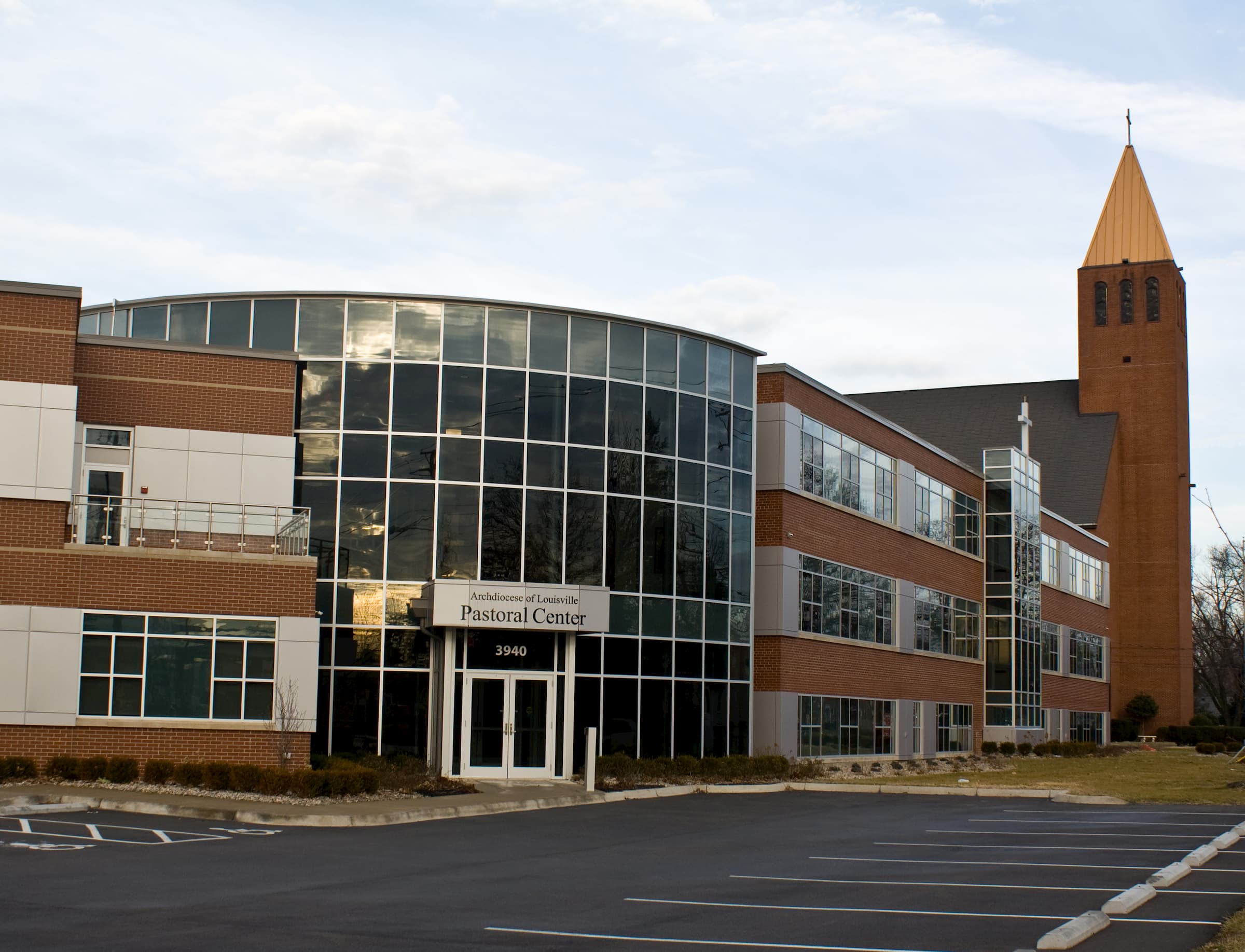 commercial glass doors, glass windows, and a glass facade