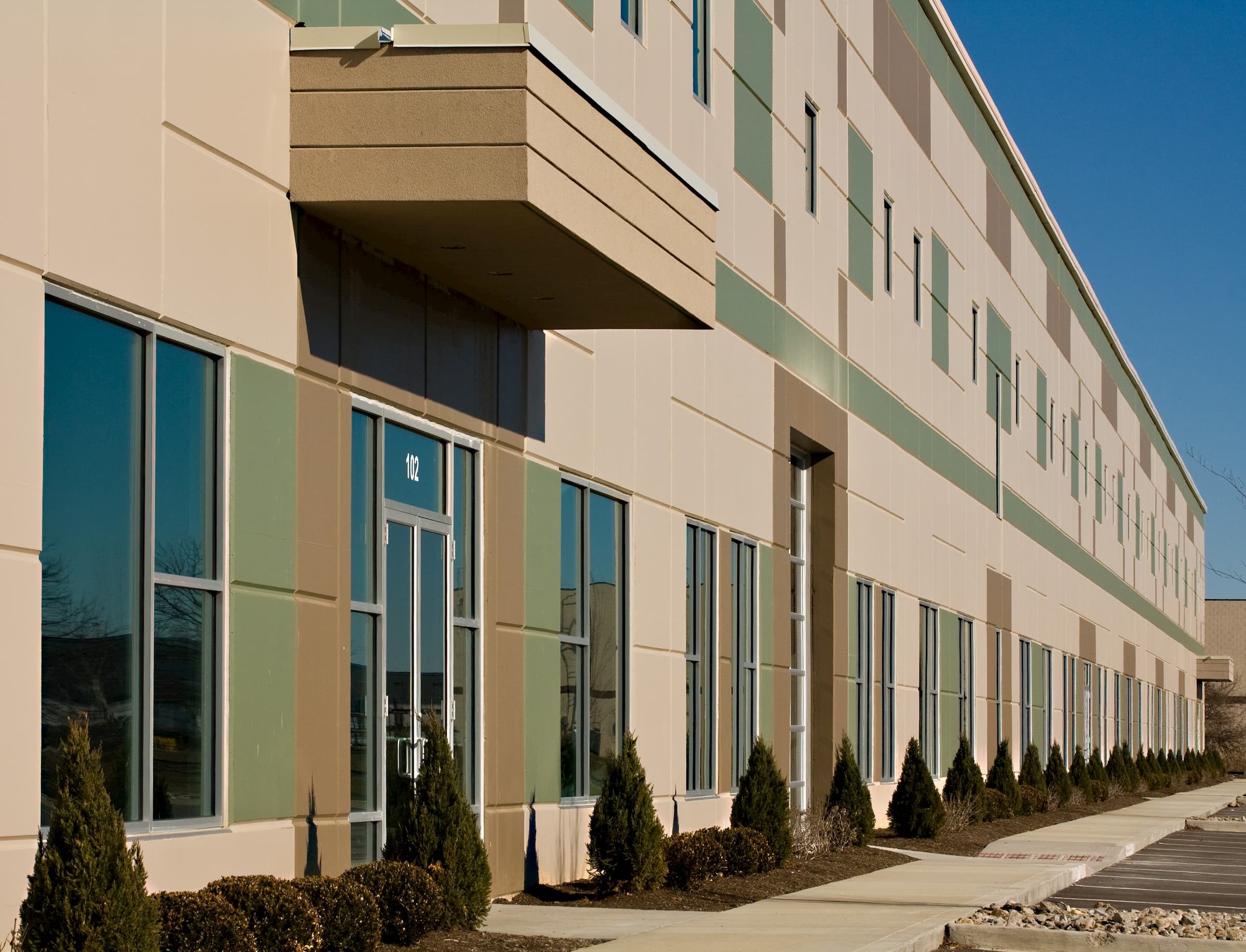 Glass Windows and Glass Doors on an office building